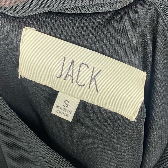 NWT Revolve Jack BB Dakota Black Marilla Tank Dress Size Small Mesh Minimal New - Picture 4 of 12